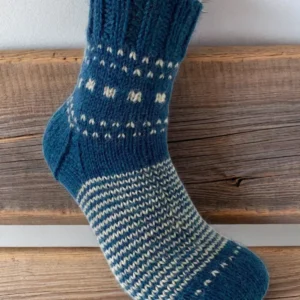Hand Knit Women Wool Socks Beta