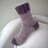 Lavender & White Striped Handmade Comfort